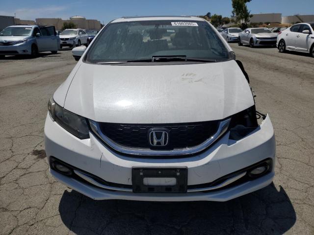 19XFB2F90EE264646 - 2014 HONDA CIVIC EXL WHITE photo 5