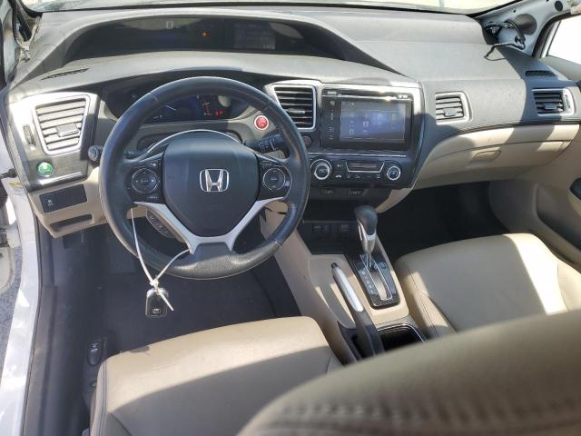 19XFB2F90EE264646 - 2014 HONDA CIVIC EXL WHITE photo 8