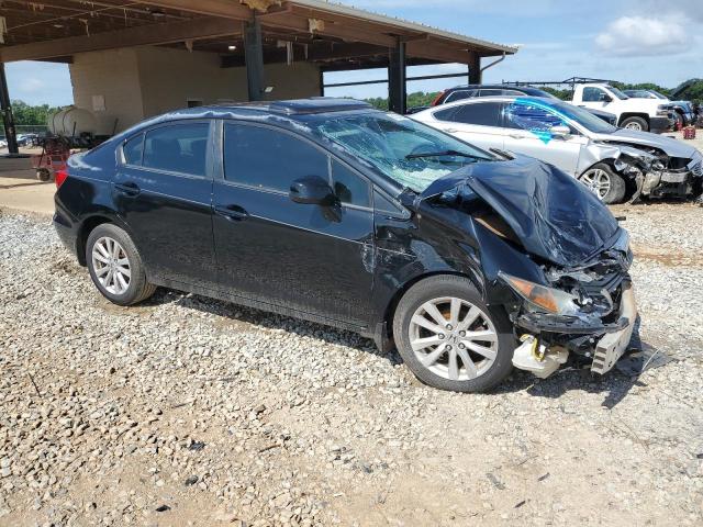 2HGFB2F94CH555685 - 2012 HONDA CIVIC EXL BLACK photo 4