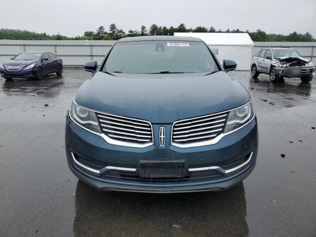 2LMTJ8LP1GBL66026 - 2016 LINCOLN MKX RESERVE BLUE photo 5