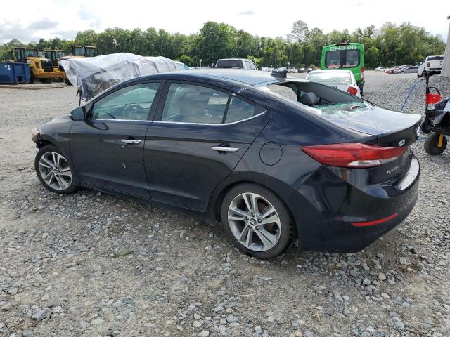 KMHD84LF6HU354963 - 2017 HYUNDAI ELANTRA SE BLACK photo 2