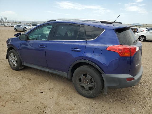 2T3BFREV0EW142674 - 2014 TOYOTA RAV4 LE BLUE photo 2