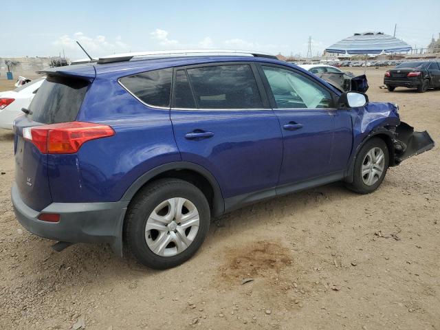 2T3BFREV0EW142674 - 2014 TOYOTA RAV4 LE BLUE photo 3