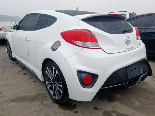 KMHTC6AE1GU288255 - 2016 HYUNDAI VELOSTER TURBO  photo 3