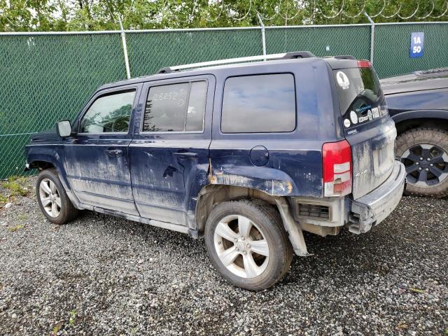 1C4NJRCB2ED728682 - 2014 JEEP PATRIOT LIMITED BLUE photo 2