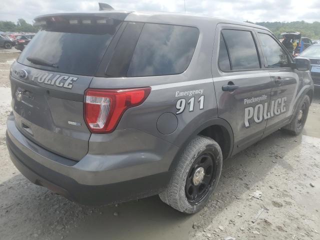 1FM5K8AR0HGC26145 - 2017 FORD EXPLORER POLICE INTERCEPTOR GRAY photo 3