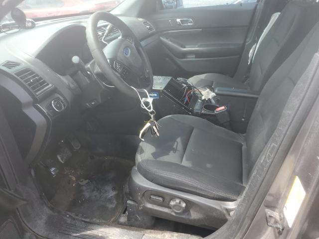 1FM5K8AR0HGC26145 - 2017 FORD EXPLORER POLICE INTERCEPTOR GRAY photo 7