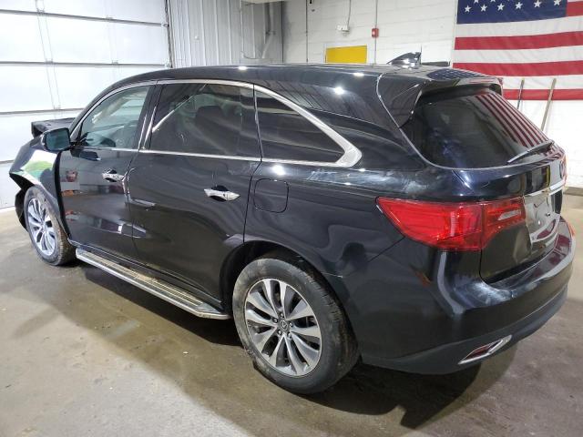 5FRYD4H41GB037333 - 2016 ACURA MDX TECHNOLOGY BLACK photo 2