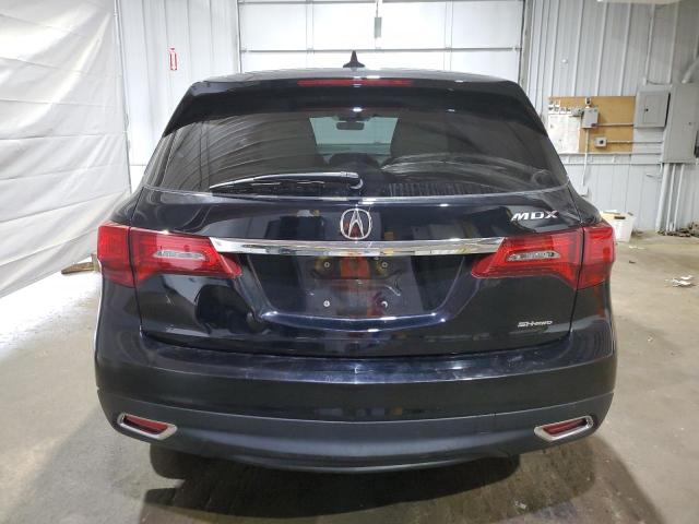 5FRYD4H41GB037333 - 2016 ACURA MDX TECHNOLOGY BLACK photo 6