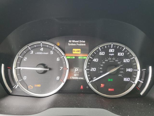 5FRYD4H41GB037333 - 2016 ACURA MDX TECHNOLOGY BLACK photo 9