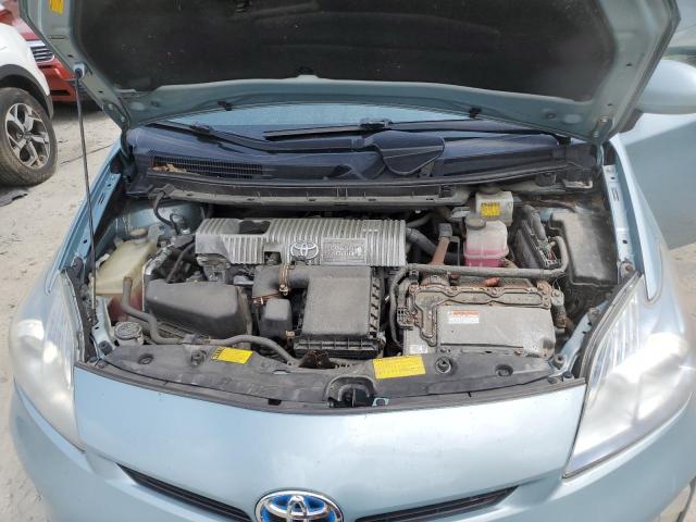 JTDKN3DP0C3015197 - 2012 TOYOTA PRIUS PLUG TURQUOISE photo 11