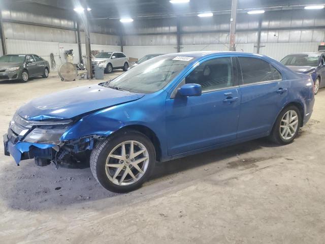 3FAHP0JA9CR375093 - 2012 FORD FUSION SEL BLUE photo 1