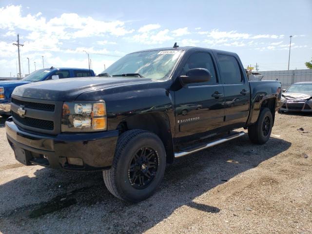 2GCEK13M071612380 - 2007 CHEVROLET SILVERADO K1500 CREW CAB BLACK photo 1