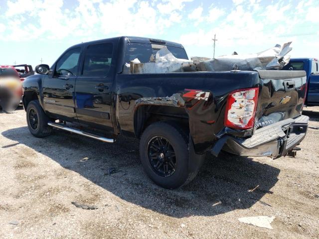 2GCEK13M071612380 - 2007 CHEVROLET SILVERADO K1500 CREW CAB BLACK photo 2