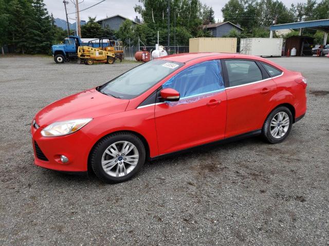 1FAHP3H2XCL376090 - 2012 FORD FOCUS SEL RED photo 1