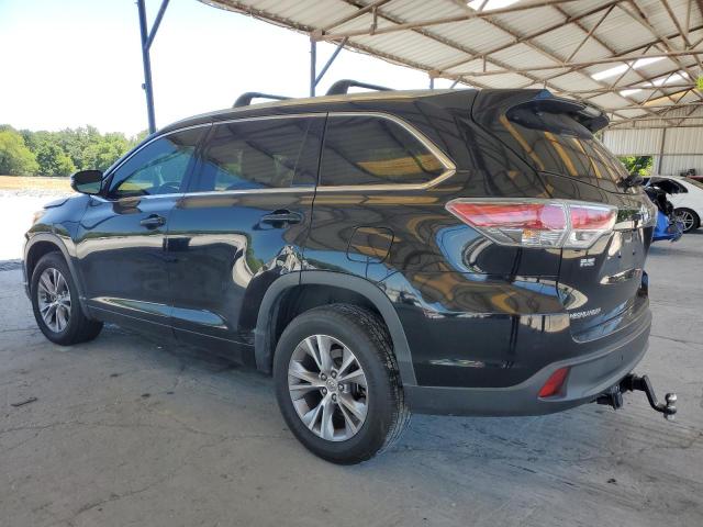 5TDKKRFH9FS056562 - 2015 TOYOTA HIGHLANDER XLE BLACK photo 2