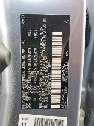 5TDHZRBH4MS157081 - 2021 TOYOTA HIGHLANDER XLE BLUE photo 14