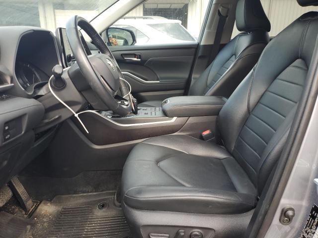 5TDHZRBH4MS157081 - 2021 TOYOTA HIGHLANDER XLE BLUE photo 7