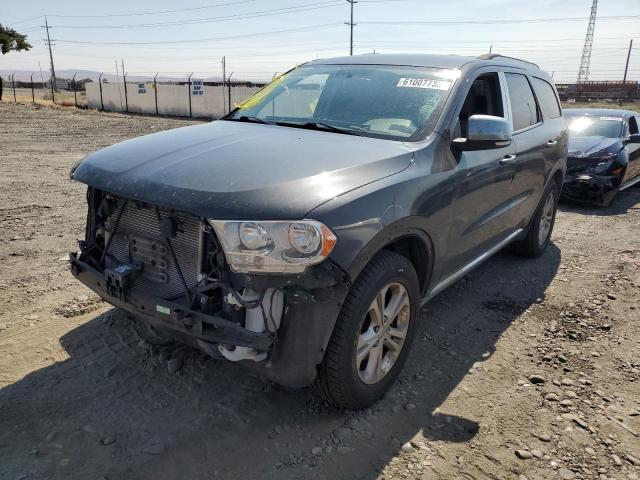 1D4RE4GG4BC618641 - 2011 DODGE DURANGO CREW CHARCOAL photo 1