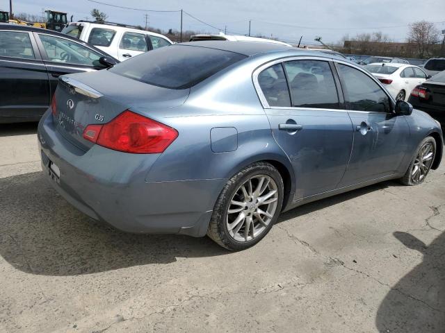 JNKBV61E37M706131 - 2007 INFINITI G35 BLUE photo 3