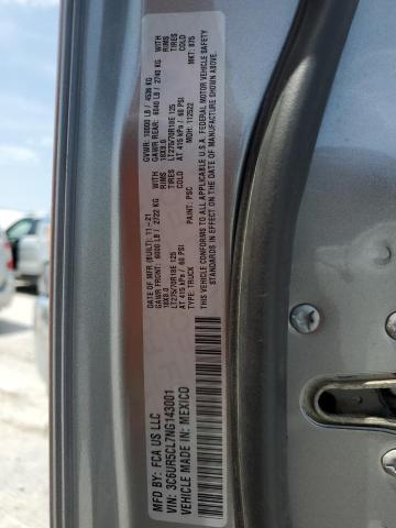 3C6UR5CL7NG143001 - 2022 RAM 2500 TRADESMAN Gümüş fotoğraf 12