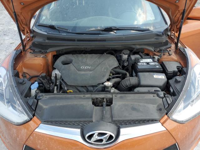 KMHTC6AD1GU278929 - 2016 HYUNDAI VELOSTER ORANGE photo 11