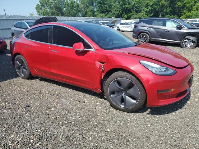 5YJ3E1EA3LF606579 - 2020 TESLA MODEL 3 RED photo 4