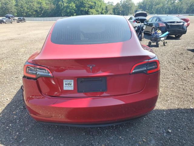 5YJ3E1EA3LF606579 - 2020 TESLA MODEL 3 RED photo 6