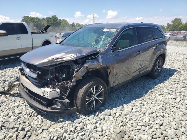 5TDKKRFH0GS163646 - 2016 TOYOTA HIGHLANDER XLE GRAY photo 1