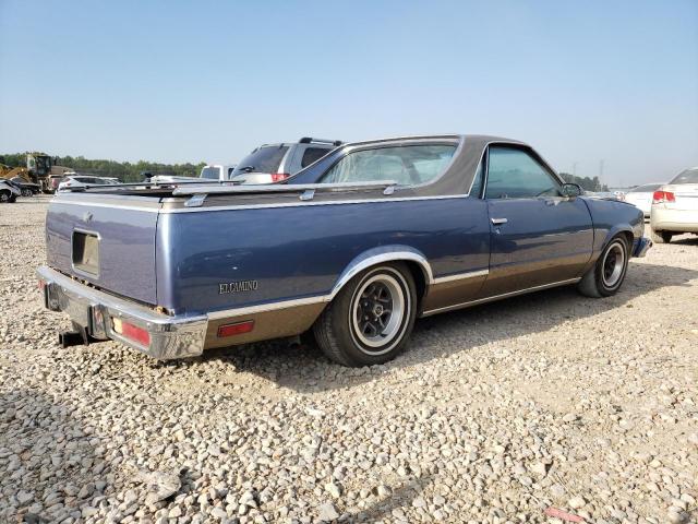 3GCCW80H2GS910395 - 1986 CHEVROLET EL CAMINO BLUE photo 3