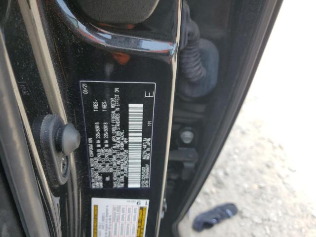 JTJGARDZ5M2259728 - 2021 LEXUS NX 300 BASE შავი ფოტო 13