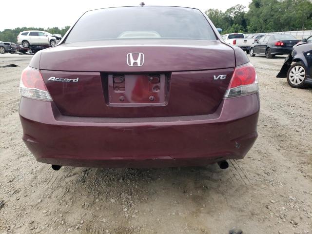 1HGCP36878A008708 - 2008 HONDA ACCORD EXL BURGUNDY photo 6