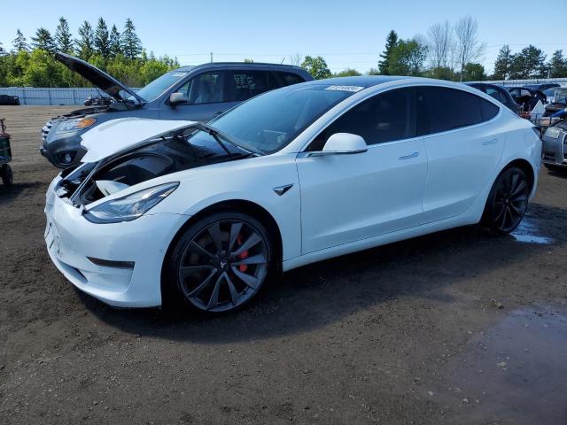 5YJ3E1EC2LF793749 - 2020 TESLA MODEL 3 WHITE photo 1