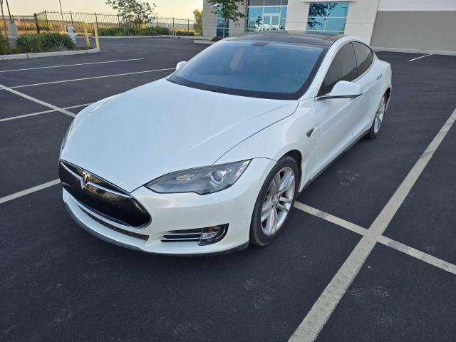 5YJSA1CN1CFP02658 - 2012 TESLA MODEL S WHITE photo 2