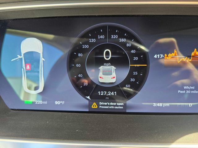 5YJSA1CN1CFP02658 - 2012 TESLA MODEL S WHITE photo 8