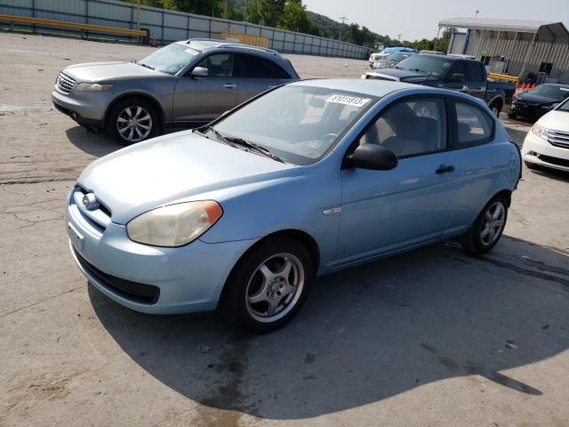 KMHCM36C57U011336 - 2007 HYUNDAI ACCENT GS BLUE photo 1