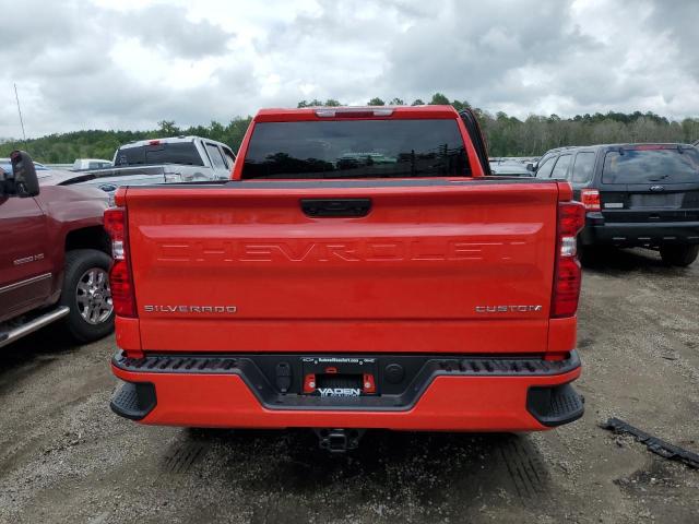 1GCPDBEK7PZ205801 - 2023 CHEVROLET SILVERADO K1500 CUSTOM RED photo 6