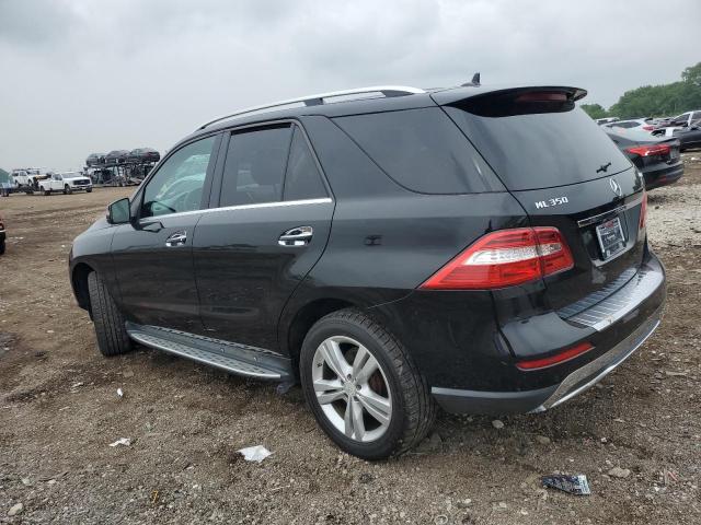 4JGDA5HB8DA206731 - 2013 MERCEDES-BENZ ML 350 4MATIC BLACK photo 2