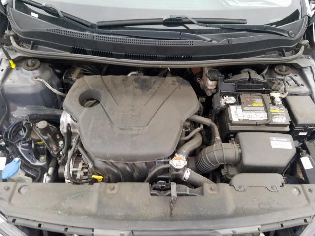 KMHCT5AE0HU336310 - 2017 HYUNDAI ACCENT SE GRAY photo 7