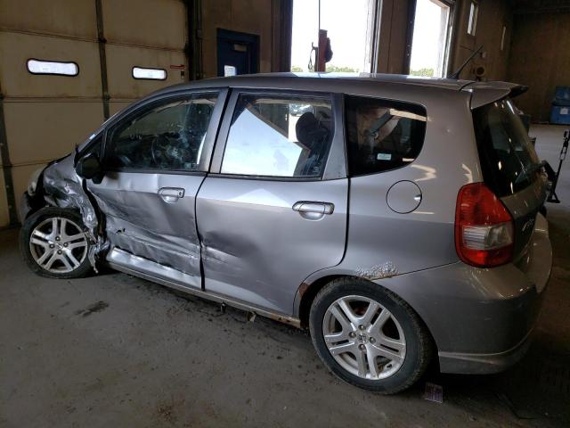 JHMGD37647S062402 - 2007 HONDA FIT S ნაცრისფერი ფოტო 2