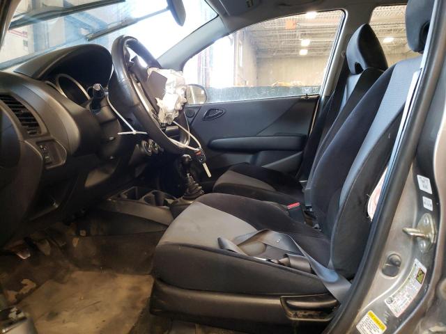 JHMGD37647S062402 - 2007 HONDA FIT S ნაცრისფერი ფოტო 7