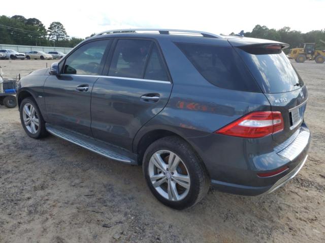 4JGDA5HBXCA074523 - 2012 MERCEDES-BENZ ML 350 4MATIC GRAY photo 2