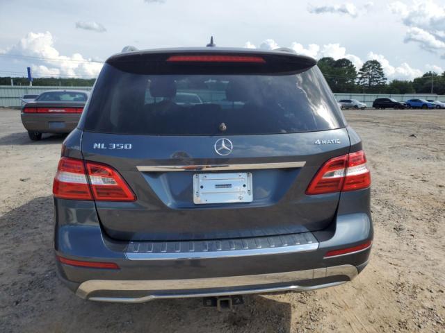 4JGDA5HBXCA074523 - 2012 MERCEDES-BENZ ML 350 4MATIC GRAY photo 6