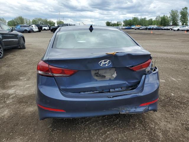 KMHD84LF1HU336208 - 2017 HYUNDAI ELANTRA SE BLUE photo 6