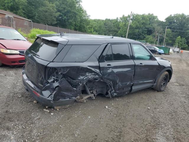 1FM5K8AB9PGB76072 - 2023 FORD EXPLORER POLICE INTERCEPTOR Schwarz Foto 3