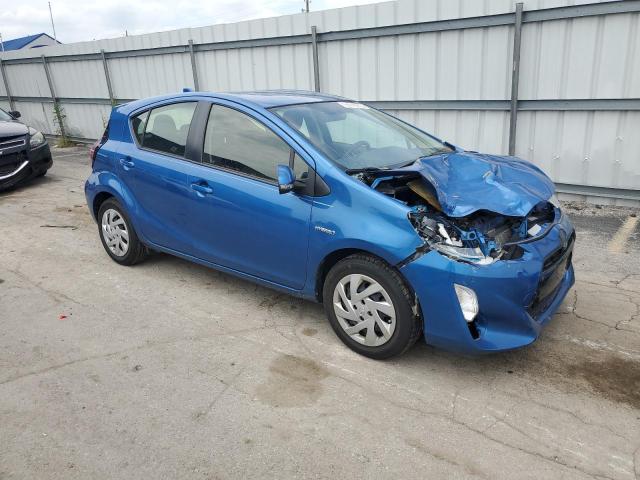 JTDKDTB3XF1115195 - 2015 TOYOTA PRIUS C 蓝色 照片 4