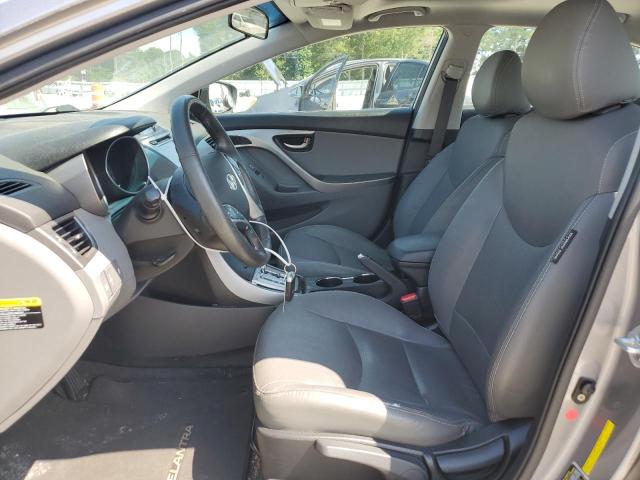 KMHDH4AE5CU283032 - 2012 HYUNDAI ELANTRA GLS GRAY photo 7