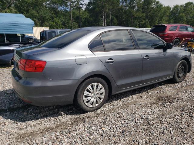 3VW2K7AJ7EM298700 - 2014 VOLKSWAGEN JETTA BASE GRAY photo 3