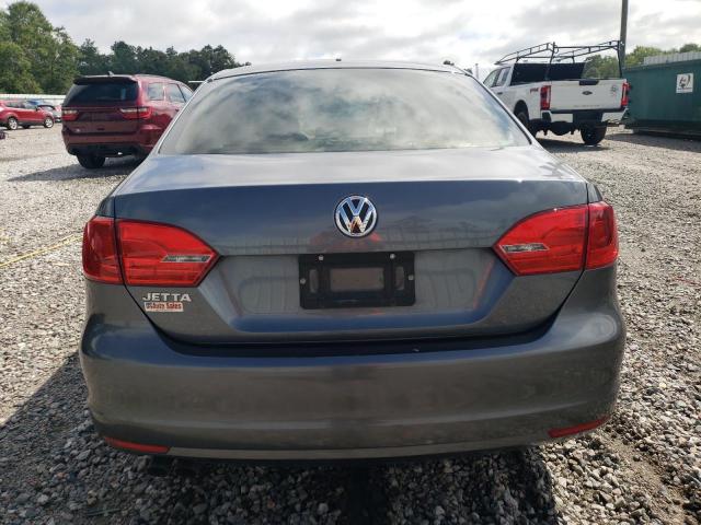 3VW2K7AJ7EM298700 - 2014 VOLKSWAGEN JETTA BASE GRAY photo 6