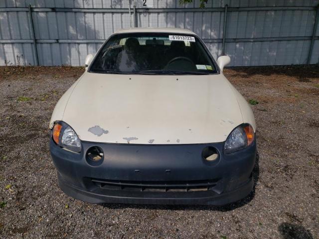 JHMEH6245VS006694 - 1997 HONDA CIVIC DEL SOL S WHITE photo 5